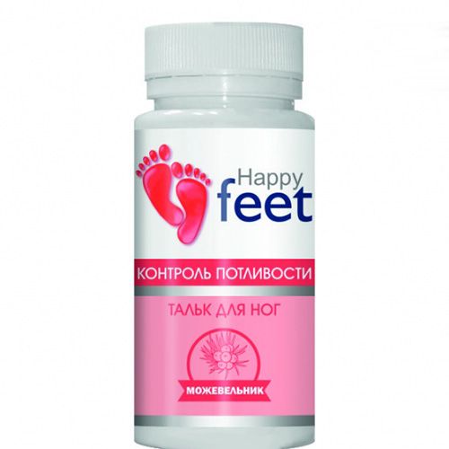 Talc for feet Sweat control HAPPY FIT (Juniper)